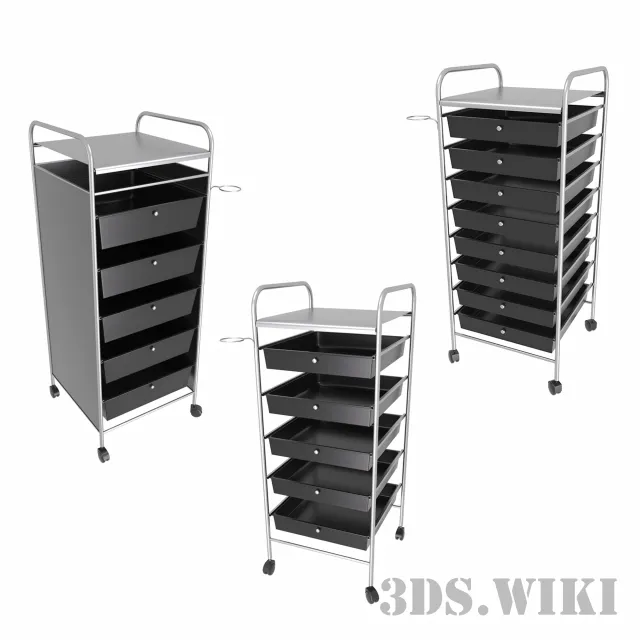 other-models – Comair hairdressing trolley set 3D Model