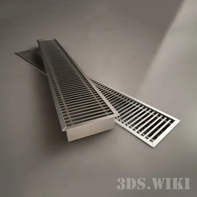 other-models – Convector built into the floor 3D Model