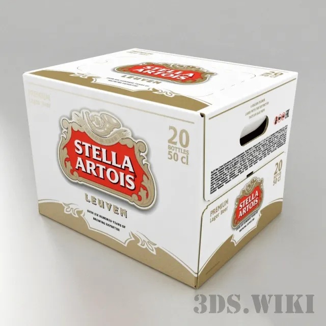 other-models – Corrugated packaging for beer 3D Model