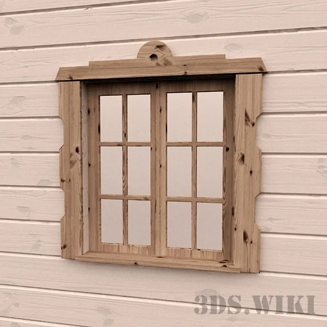 other-models – Country style window 3D Model