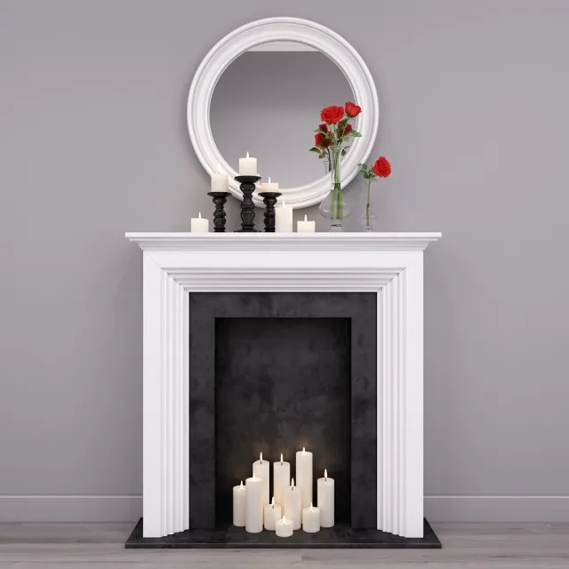 other-models – Decorative fireplace 3 3D Model