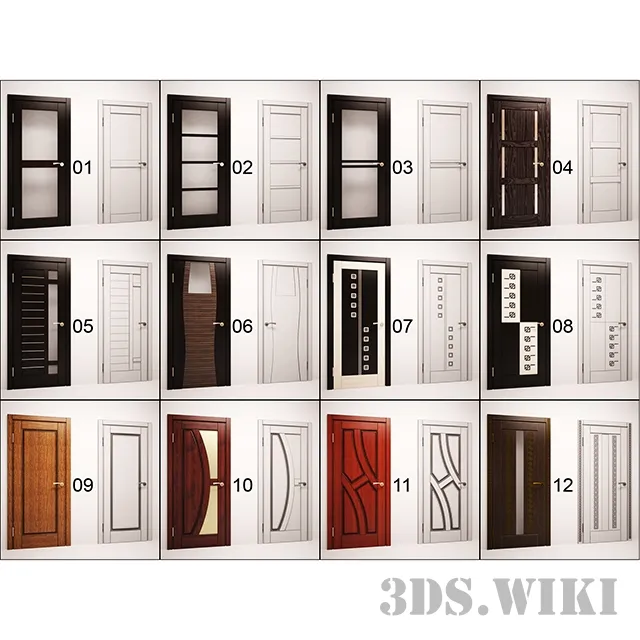 other-models – Door collection 3D Model