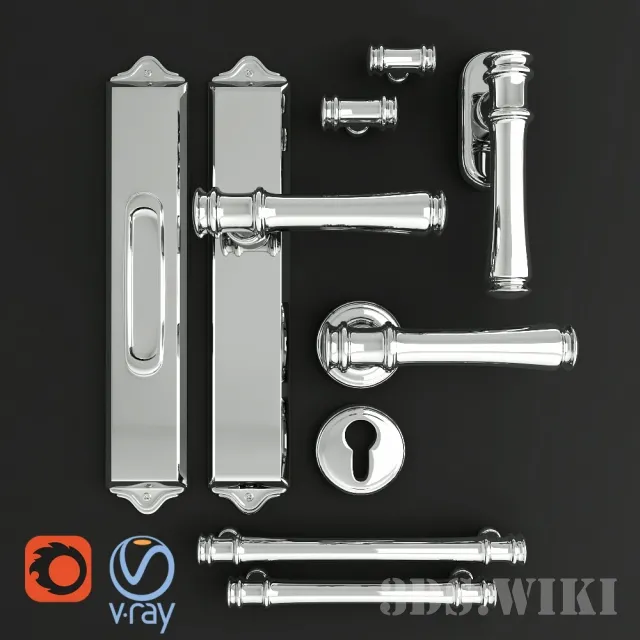 other-models – Door handle Fresia SALICE PAOLO 3D Model