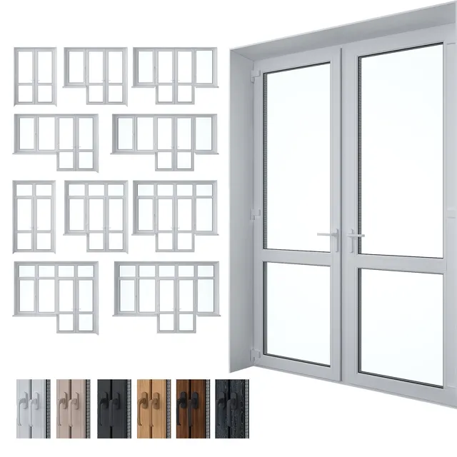 other-models – Door Set 4 3D Model