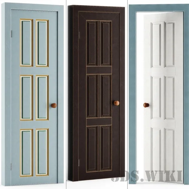 other-models – Door set for restaurants 3D Model