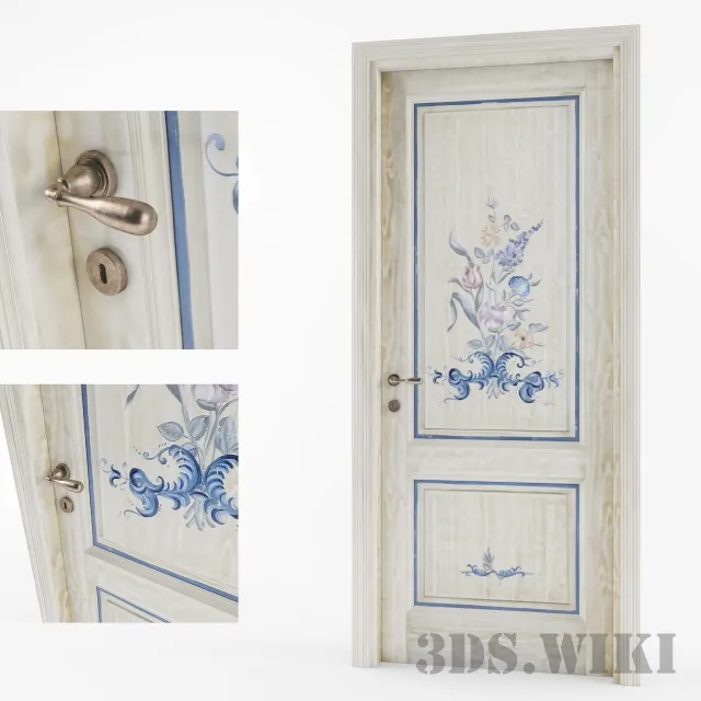 other-models – Door with painting 3D Model