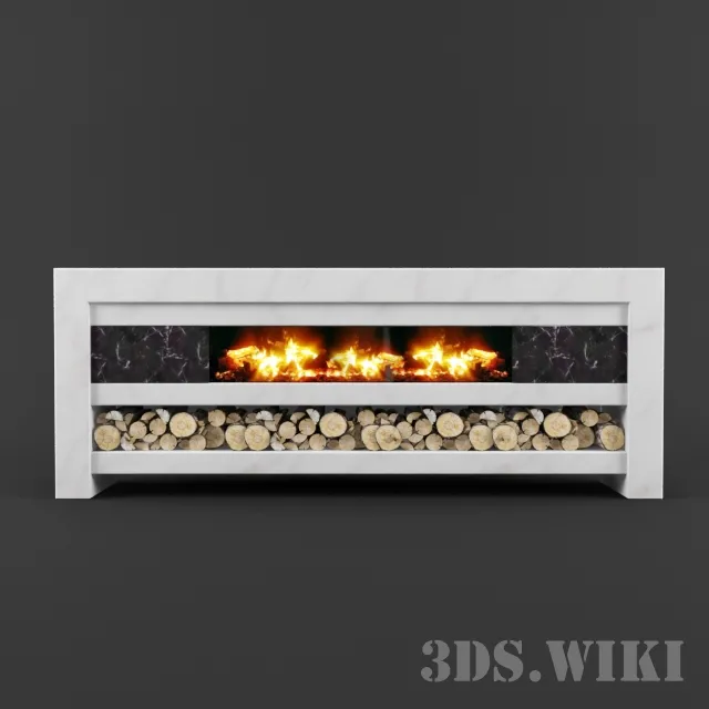 other-models – Electric fireplace 3D Model