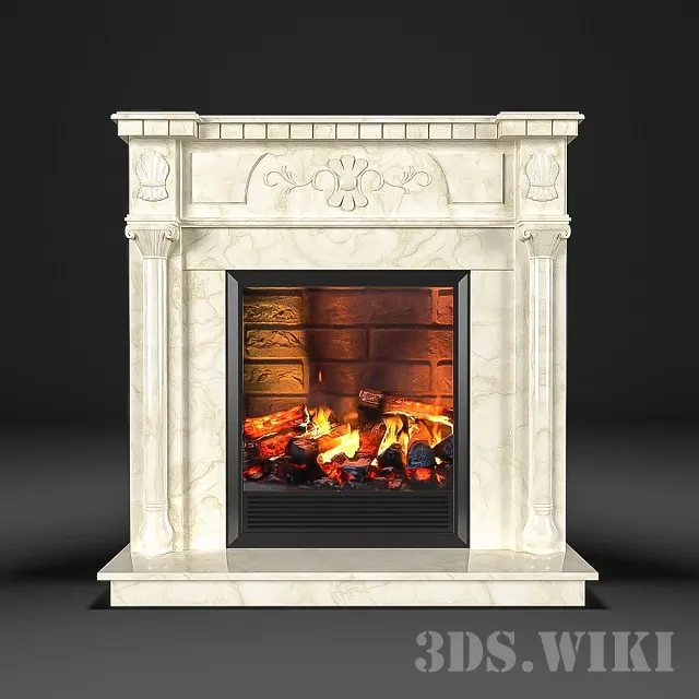 other-models – Electric fireplace Dacota Corner 3D Model