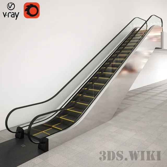 other-models – Escalator Kone TM110 Modular 3D Model