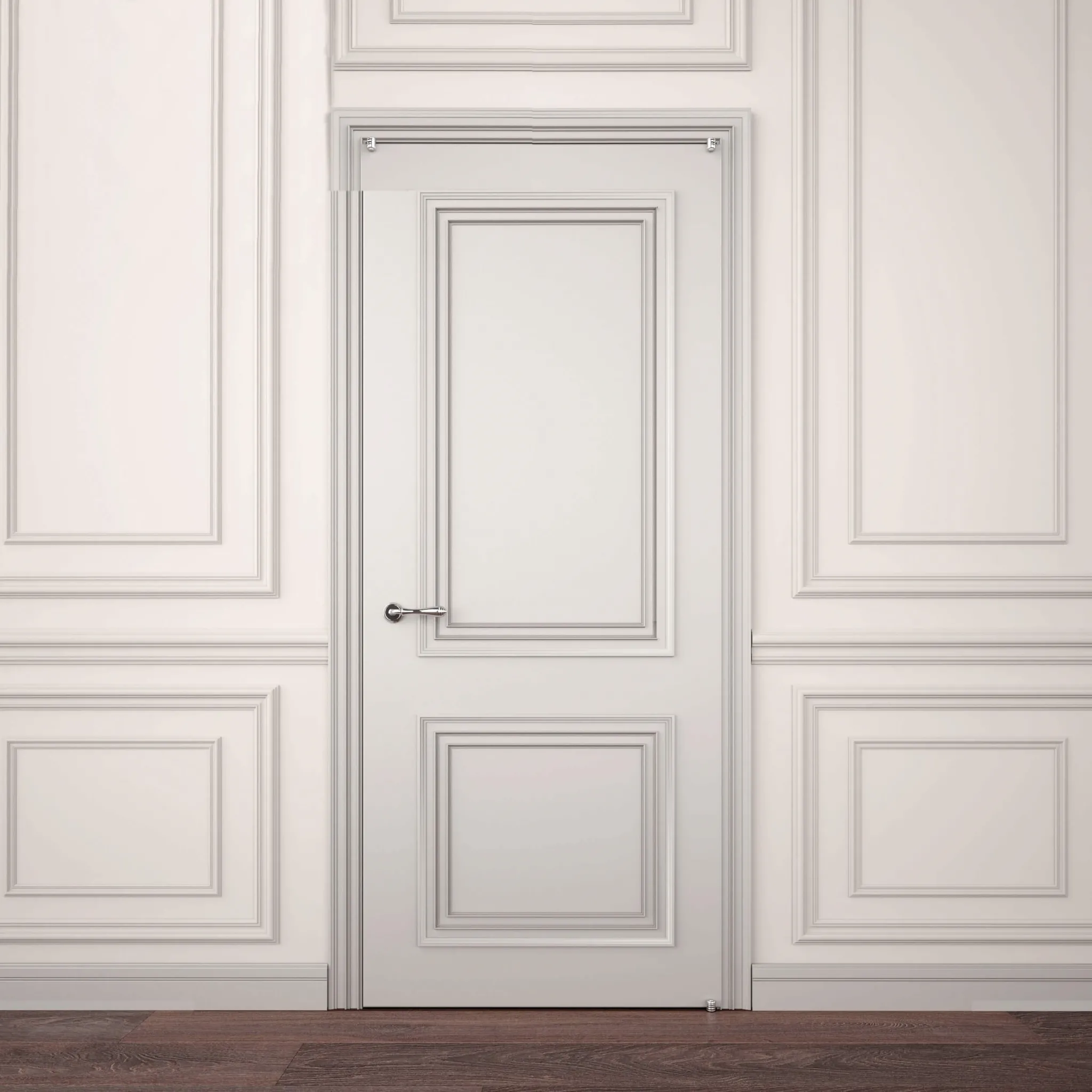 other-models – Finnish doors with wall decor 3D Model