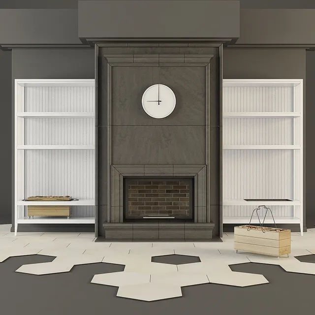 other-models – Fire_Place_C 3D Model