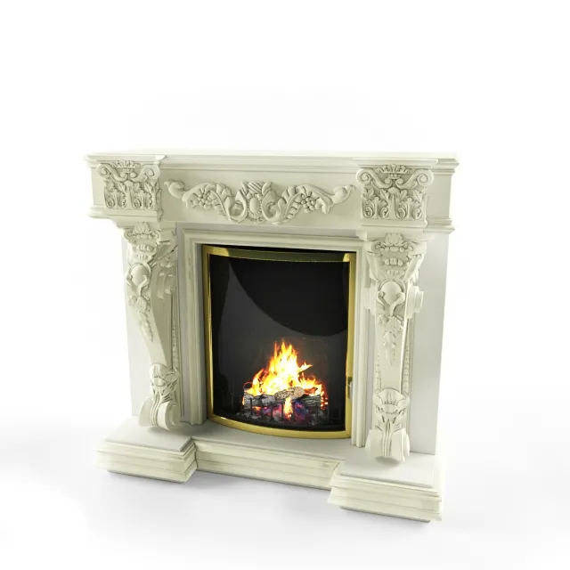 other-models – Fireplace 005 3D Model