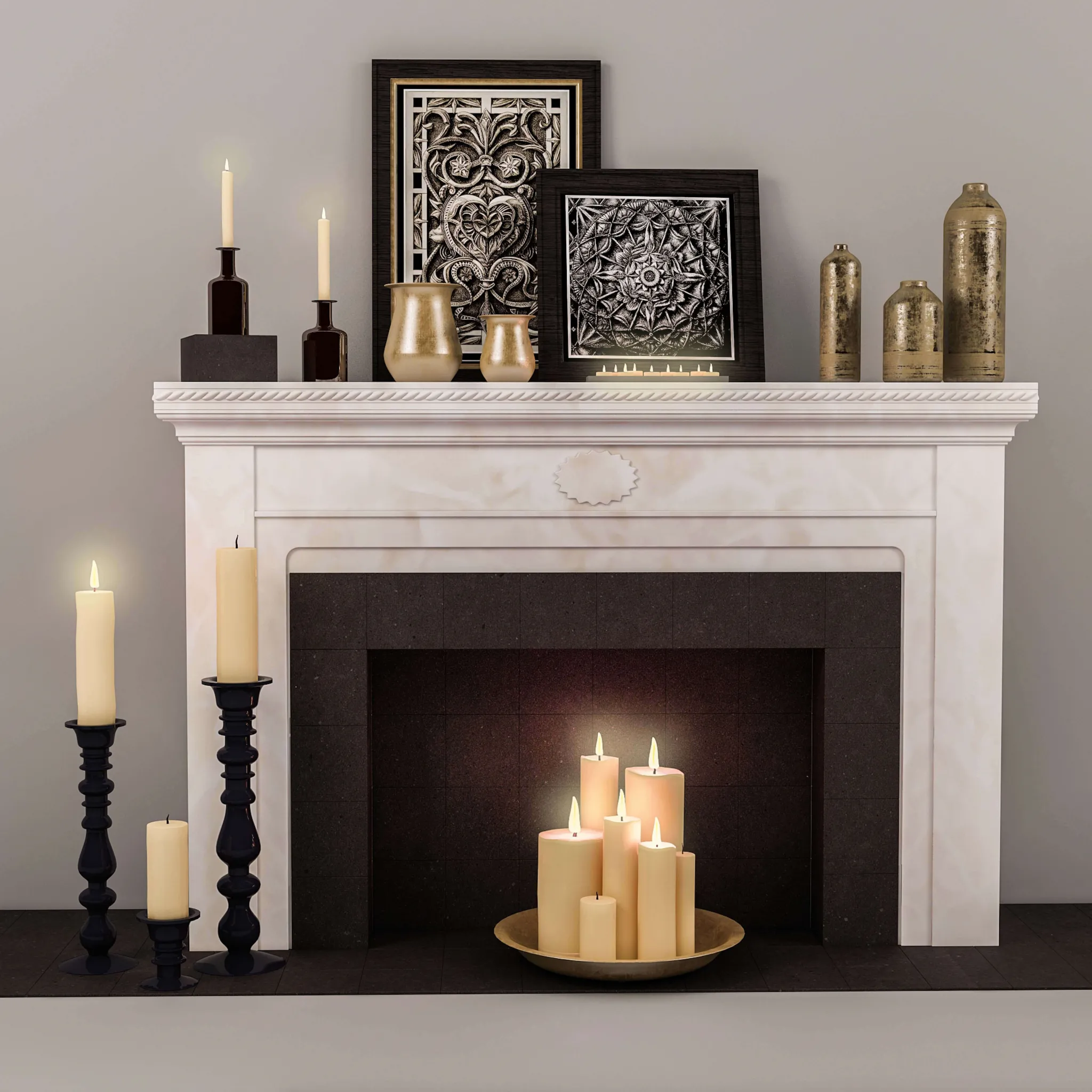 other-models – Fireplace 007 3D Model