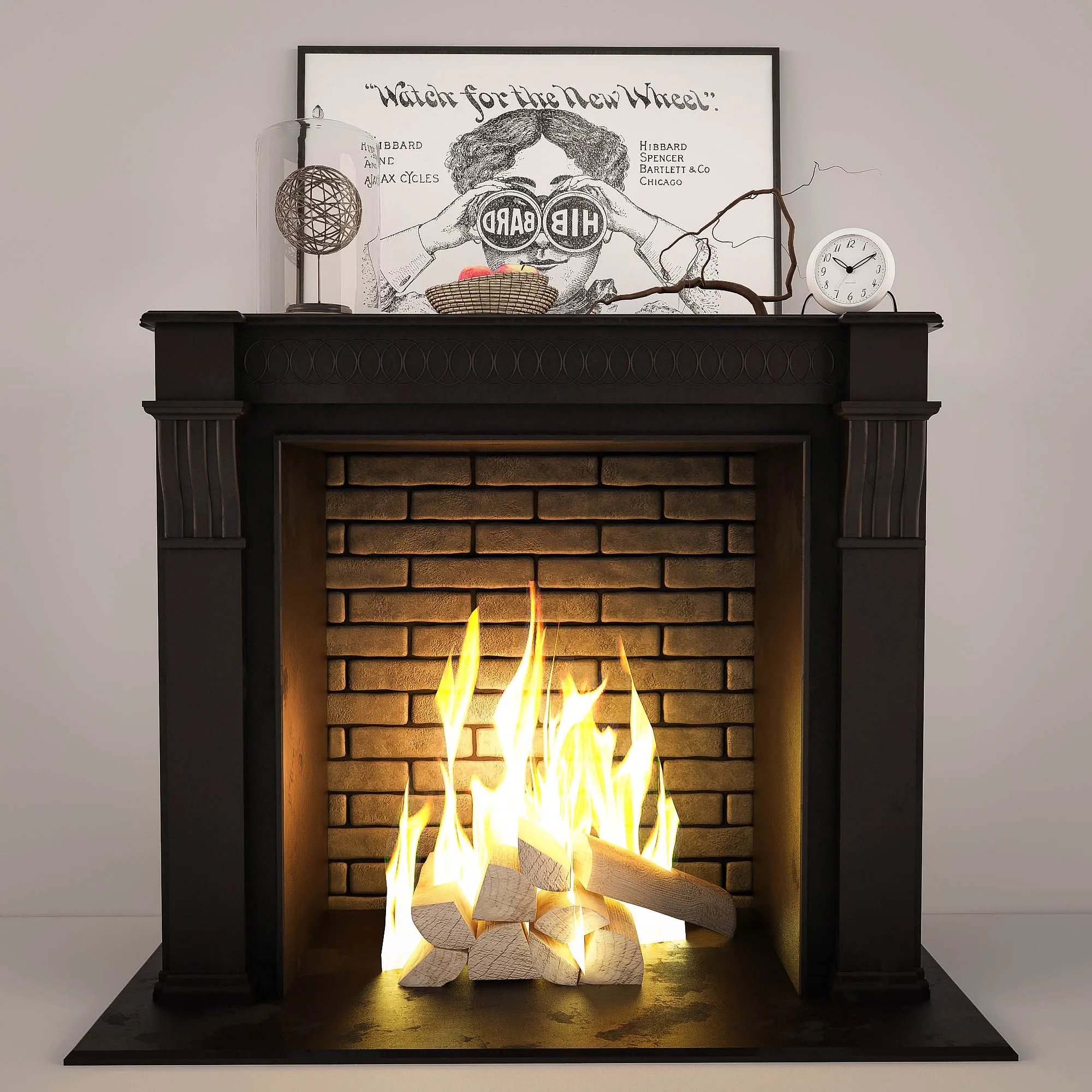 other-models – Fireplace 008 3D Model