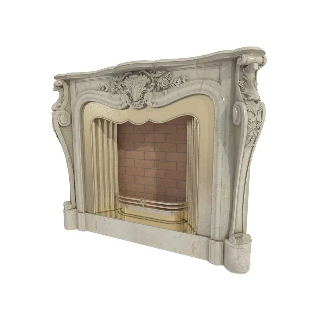other-models – Fireplace 010 3D Model