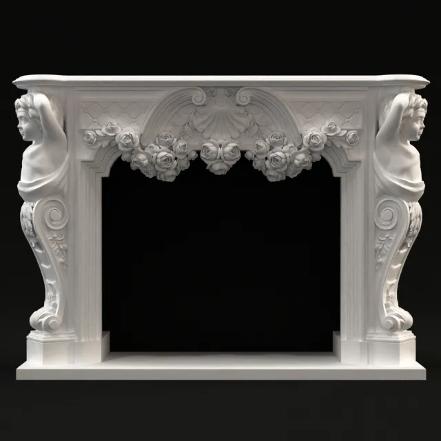 other-models – Fireplace 017 3D Model