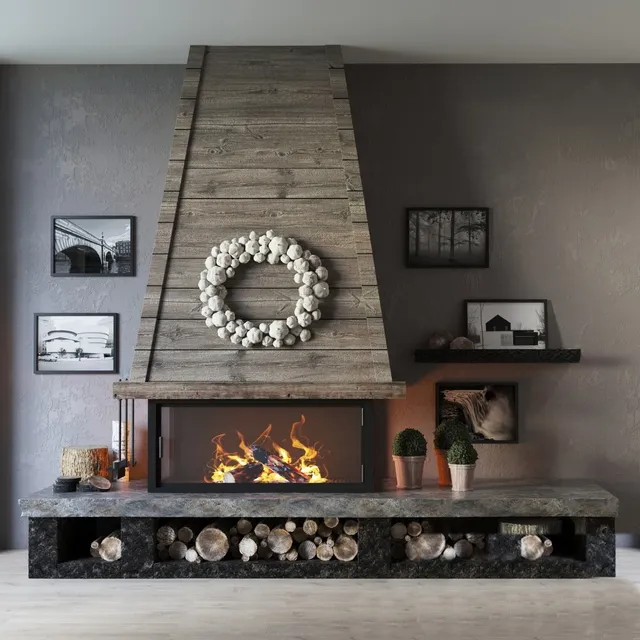 other-models – Fireplace 367 3D Model