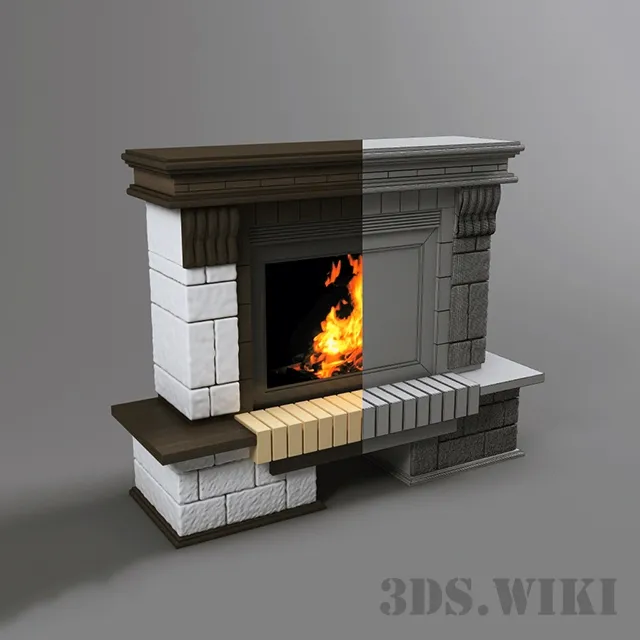 other-models – Fireplace 3D Model