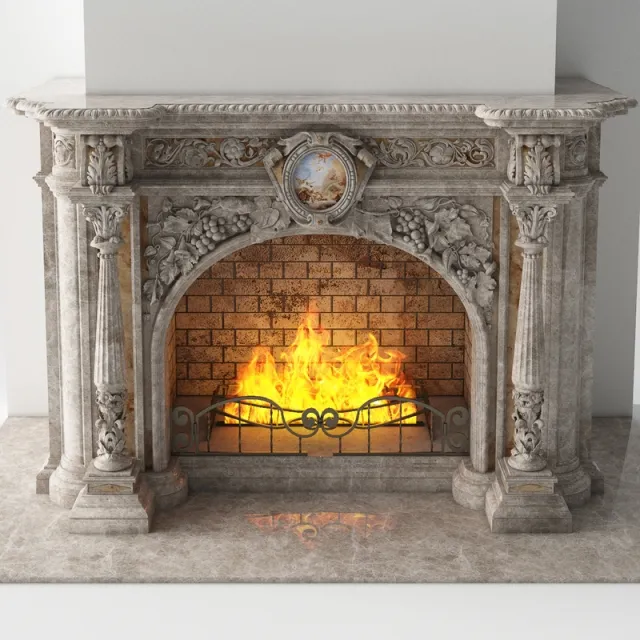 other-models – Fireplace 3D Model