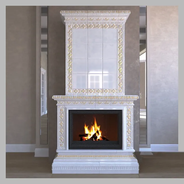 other-models – Fireplace  4 3D Model