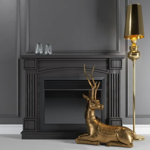 other-models – Fireplace Marseilles 3D Model