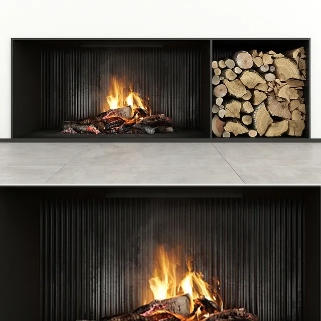 other-models – Fireplace modern 29 3D Model
