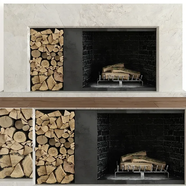 other-models – Fireplace modern 49 3D Model