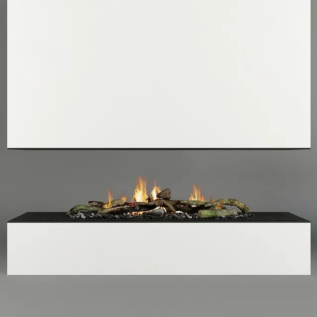 other-models – Fireplace modern_16 3D Model