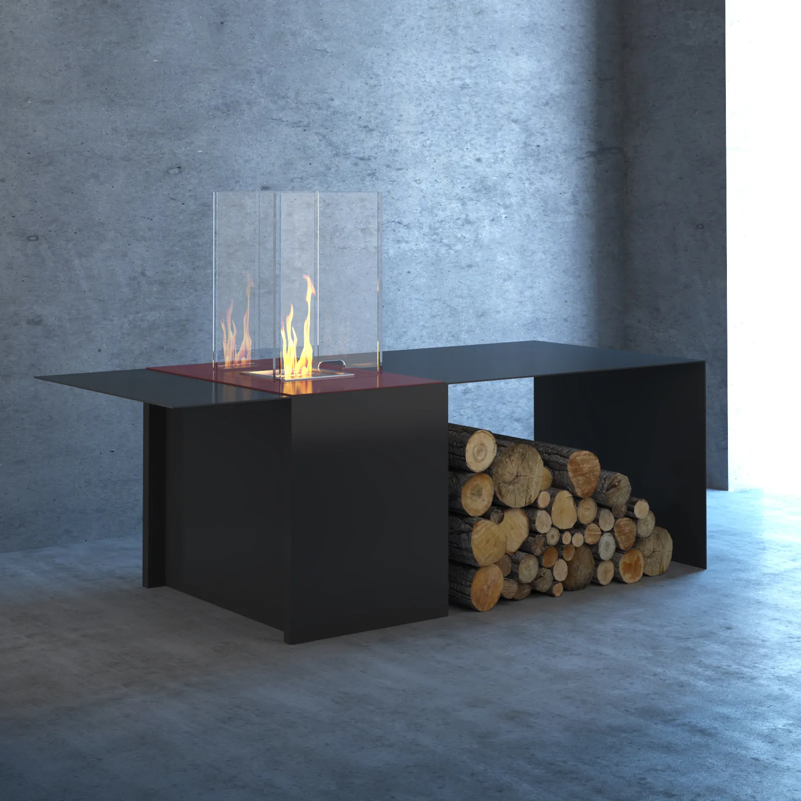 other-models – Fireplace set 8 3D Model