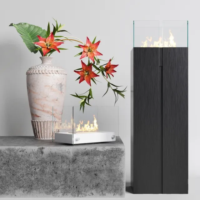 other-models – Fireplaces Romeo and Hotel Mini 3D Model