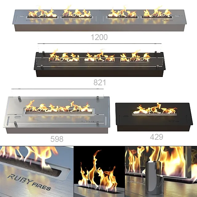 other-models – Fireplaces Ruby Fires 3D Model
