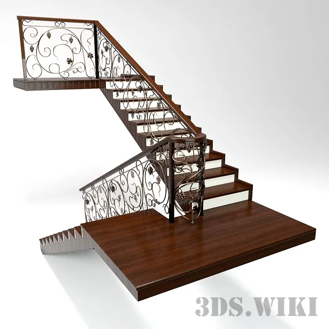 other-models – Forged staircase 3D Model