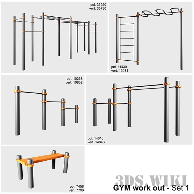 other-models – Gym Equipment 3D Model