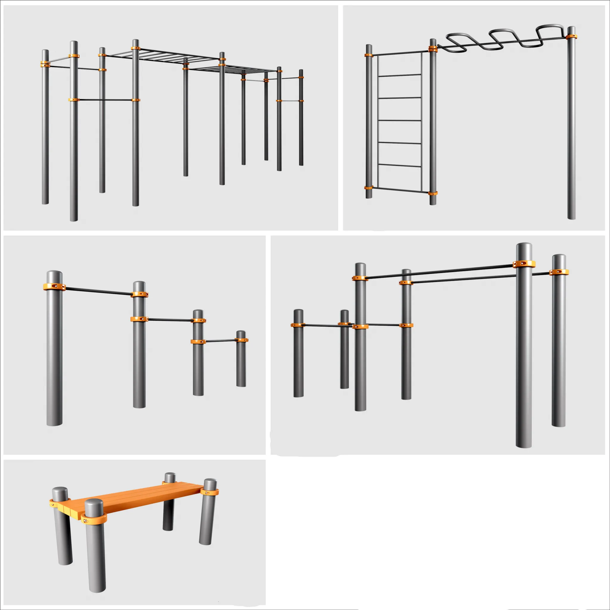 other-models – GYM workout set-2 3D Model