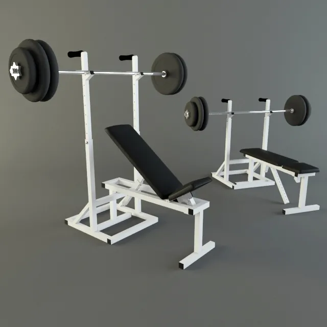 other-models – Home made trainer – Bench press 3D Model