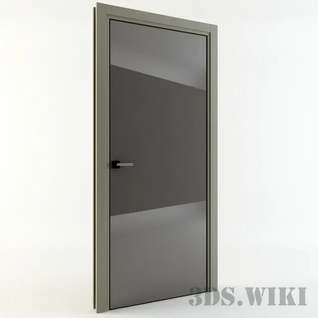 other-models – Interior door Apriori model Tortora Vetro 3D Model