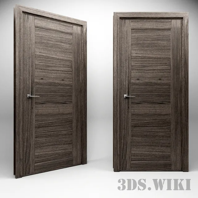 other-models – Interior door Titul Ego 6111 – Oak 3D Model