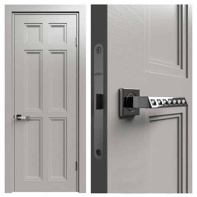 other-models – Internal door Academy Medea 5 doors # 1 3D Model