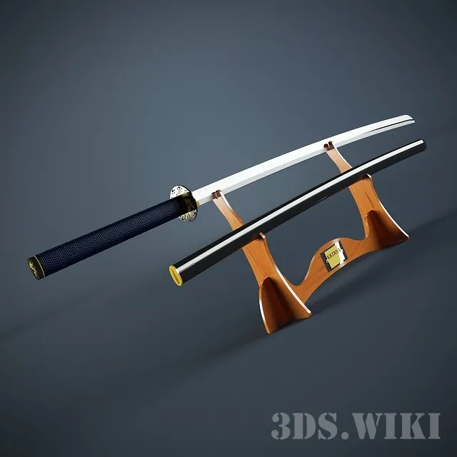 other-models – Katana – samurai sword 3D Model