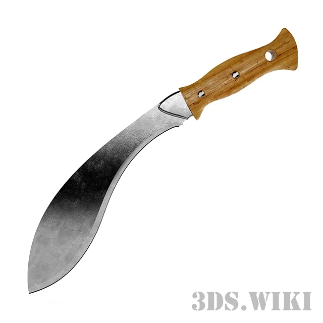 other-models – Kukri knife 3D Model