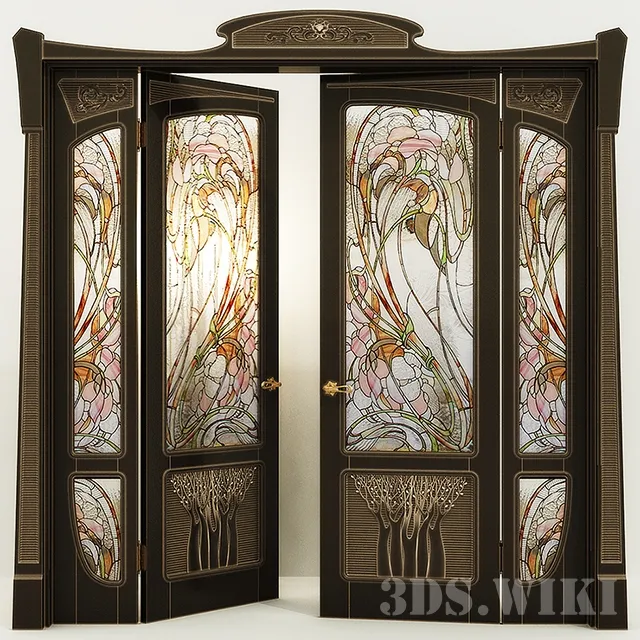 other-models – Large beautiful modern doors 3D Model
