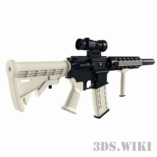 other-models – M4 Spikes Assault Rifle 3D Model
