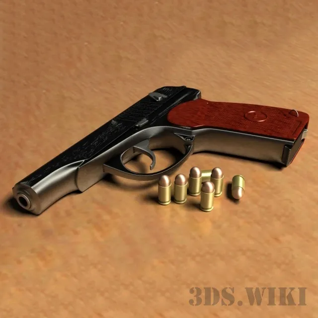 other-models – Makarov pistol 9 mm 3D Model