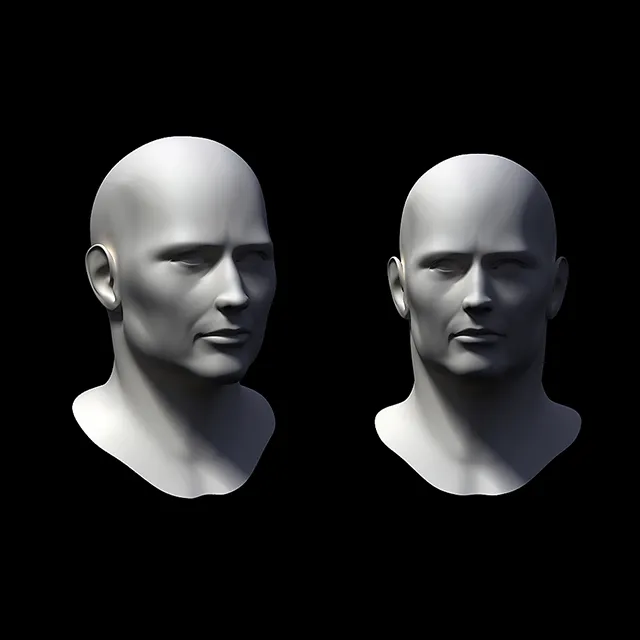 other-models – Man’s head 3D Model