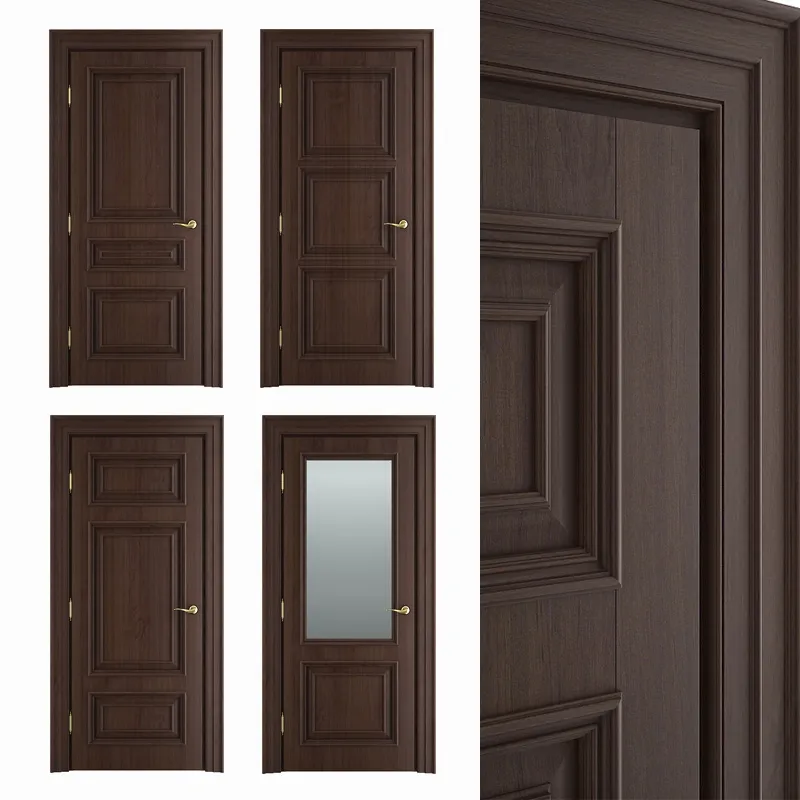 other-models – Massiv style Interior chocolate door 02 3D Model