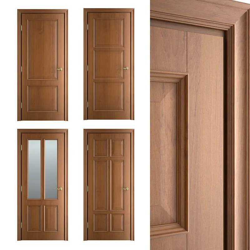 other-models – Massiv style Interior classic door 02 3D Model