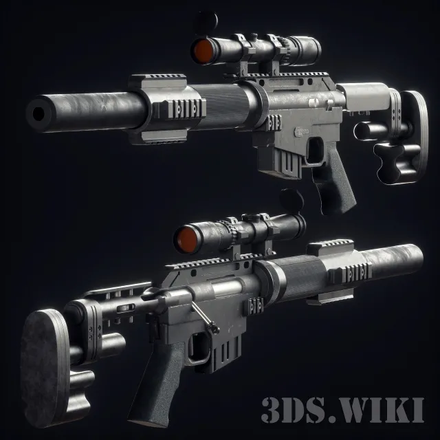other-models – McMillan CS5 sniper rifle 3D Model