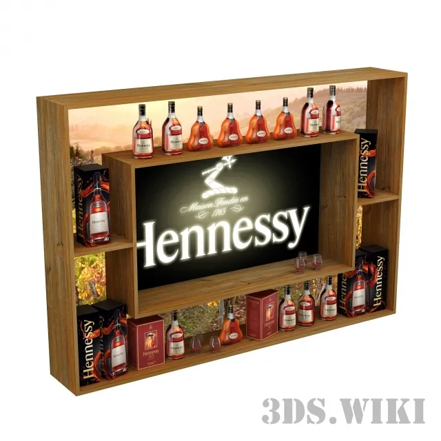 other-models – Minibar Hennessy 3D Model
