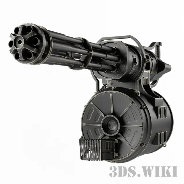 other-models – Minigun MG17 3D Model