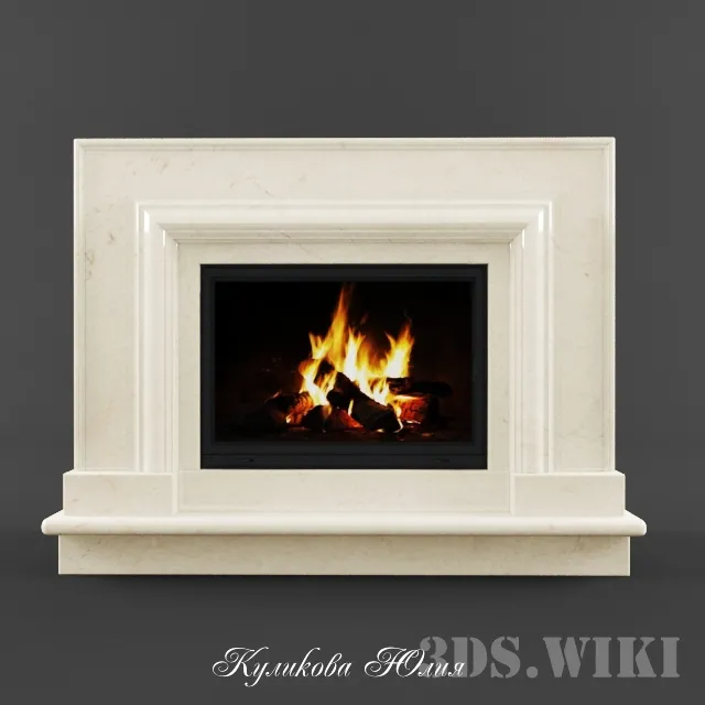 other-models – Modern fireplace 3D Model